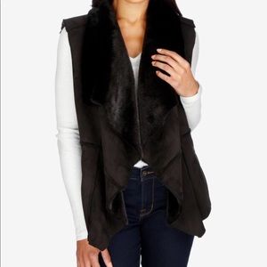 Lucky Brand faux fur vest